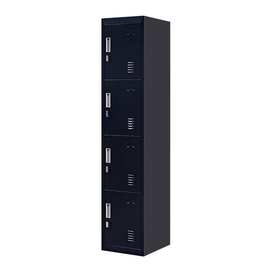 4-Door Vertical Locker for Office Gym Shed School Home Storage V63-832551