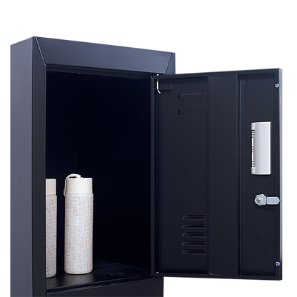 4-Door Vertical Locker for Office Gym Shed School Home Storage V63-832551