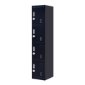 4-Door Vertical Locker for Office Gym Shed School Home Storage V63-832561