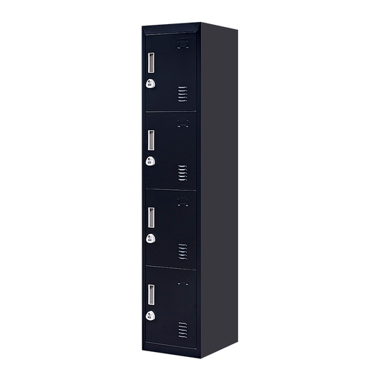 4-Door Vertical Locker for Office Gym Shed School Home Storage V63-832561