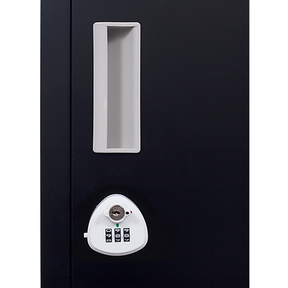 4-Door Vertical Locker for Office Gym Shed School Home Storage V63-832561