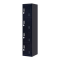 4-Door Vertical Locker for Office Gym Shed School Home Storage V63-832571