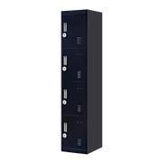 4-Door Vertical Locker for Office Gym Shed School Home Storage V63-832571