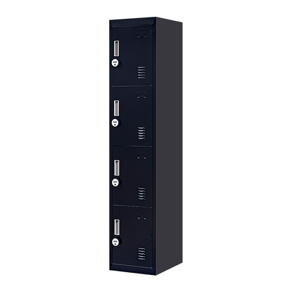 4-Door Vertical Locker for Office Gym Shed School Home Storage V63-832571