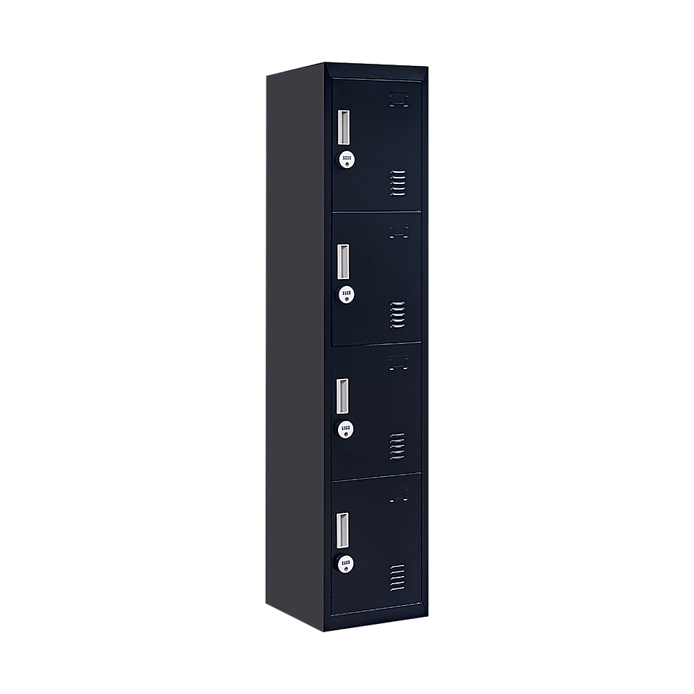 4-Door Vertical Locker for Office Gym Shed School Home Storage V63-832571