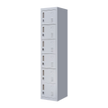 6-Door Locker for Office Gym Shed School Home Storage V63-832691