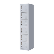 6-Door Locker for Office Gym Shed School Home Storage V63-832691