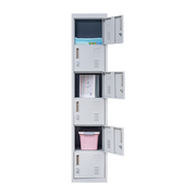6-Door Locker for Office Gym Shed School Home Storage V63-832691