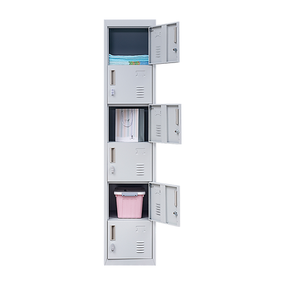 6-Door Locker for Office Gym Shed School Home Storage V63-832691