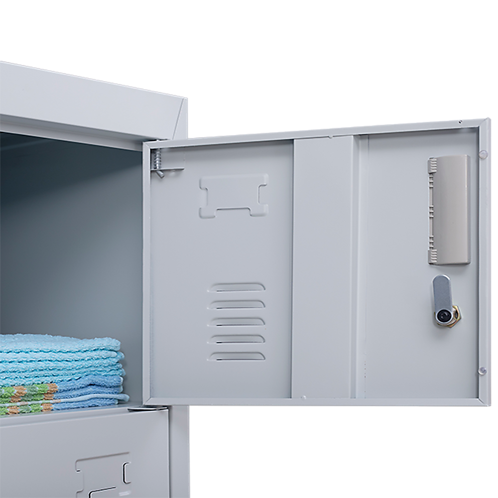 6-Door Locker for Office Gym Shed School Home Storage V63-832691