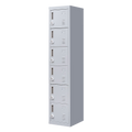 6-Door Locker for Office Gym Shed School Home Storage V63-832701