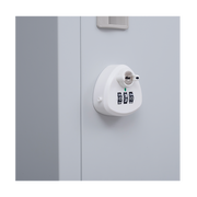 6-Door Locker for Office Gym Shed School Home Storage V63-832701