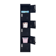 6-Door Locker for Office Gym Shed School Home Storage V63-832721