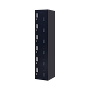 6-Door Locker for Office Gym Shed School Home Storage V63-832731