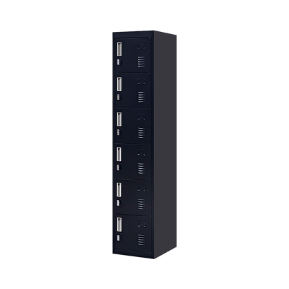 6-Door Locker for Office Gym Shed School Home Storage V63-832731