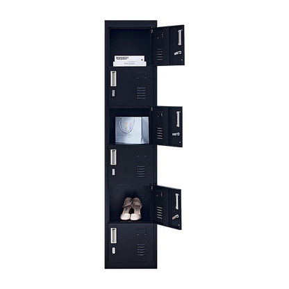 6-Door Locker for Office Gym Shed School Home Storage V63-832731