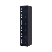 6-Door Locker for Office Gym Shed School Home Storage V63-832741