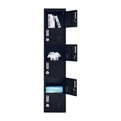 6-Door Locker for Office Gym Shed School Home Storage V63-832741