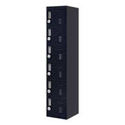 6-Door Locker for Office Gym Shed School Home Storage V63-832751