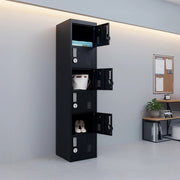 6-Door Locker for Office Gym Shed School Home Storage V63-832751