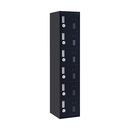 6-Door Locker for Office Gym Shed School Home Storage V63-832751