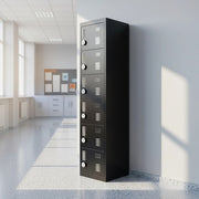 6-Door Locker for Office Gym Shed School Home Storage V63-832751