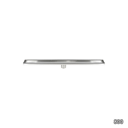 800mm Tile Insert Shower Bathroom Stainless Steel Grate Drain w/Centre outlet Floor Waste V63-832761
