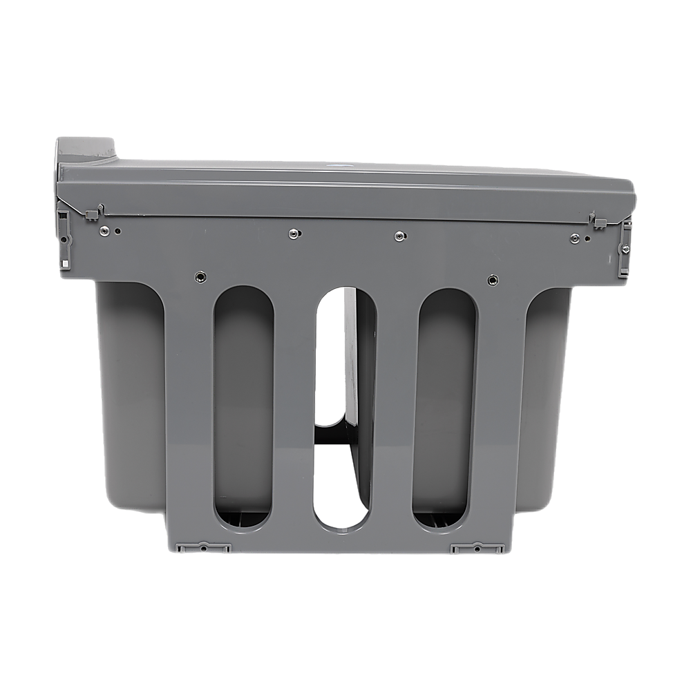 2x 15L Pull Out Trash Bin Dual Kitchen Garbage Waste Basket Cabinet Bin V63-832841