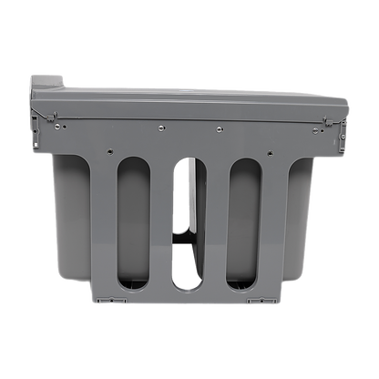 2x 15L Pull Out Trash Bin Dual Kitchen Garbage Waste Basket Cabinet Bin V63-832841