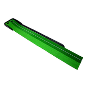 Indoor Practice Putting Green 2.5m Mat Inclined Ball Return Fake Grass 2 Holes V63-832861