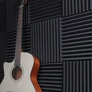 40pcs Studio Acoustic Foam Sound Absorbtion Proofing Panels Tiles Wedge 30X30CM V63-833251