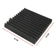 40pcs Studio Acoustic Foam Sound Absorbtion Proofing Panels Tiles Wedge 30X30CM V63-833251
