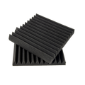 40pcs Studio Acoustic Foam Sound Absorbtion Proofing Panels Tiles Wedge 30X30CM V63-833251