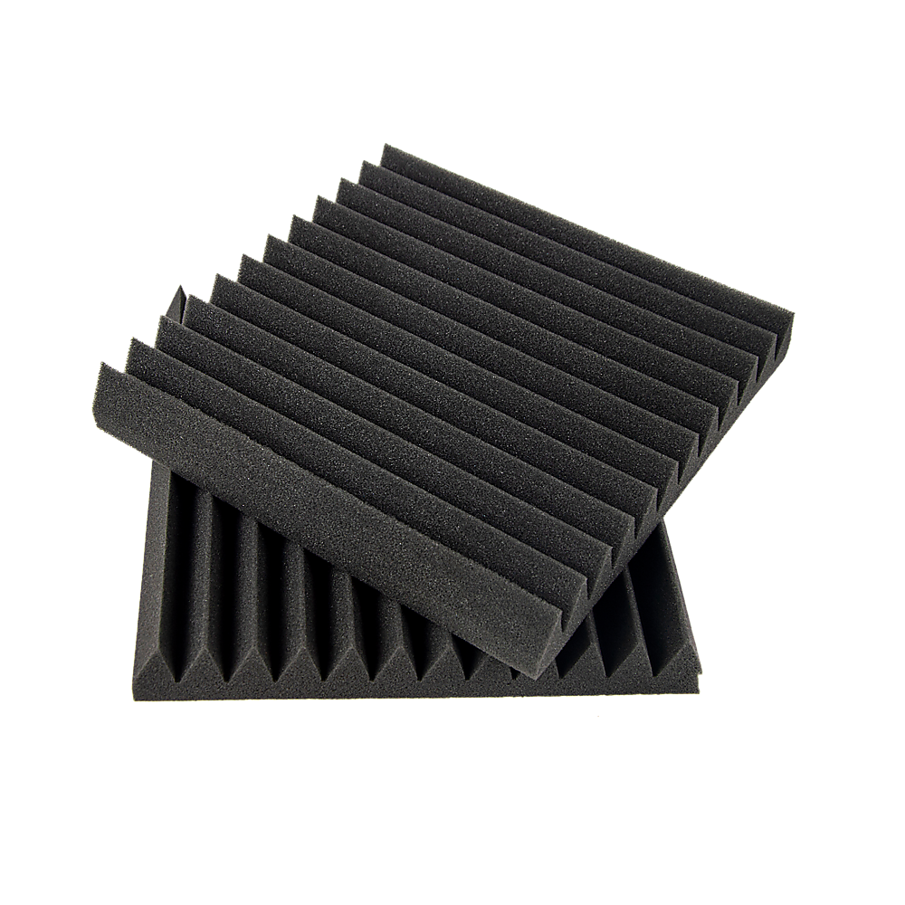 40pcs Studio Acoustic Foam Sound Absorbtion Proofing Panels Tiles Wedge 30X30CM V63-833251