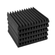 40pcs Studio Acoustic Foam Sound Absorbtion Proofing Panels Tiles Wedge 30X30CM V63-833251