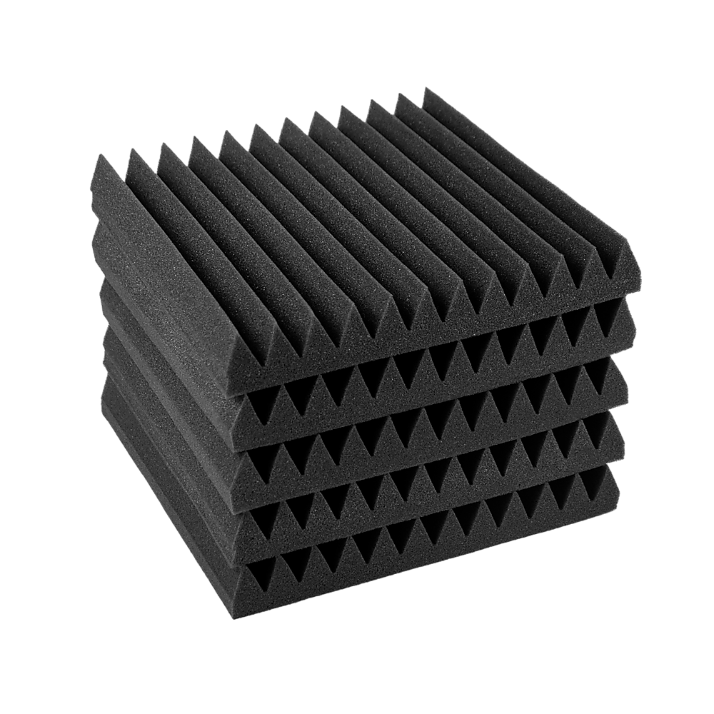 40pcs Studio Acoustic Foam Sound Absorbtion Proofing Panels Tiles Wedge 30X30CM V63-833251