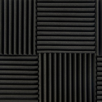 40pcs Studio Acoustic Foam Sound Absorbtion Proofing Panels Tiles Wedge 30X30CM V63-833251