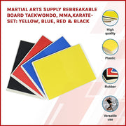 Rebreakable Martial Arts Training Boards Set for Taekwondo MMA Karate V63-833261