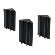 20pcs Studio Acoustic Foam Corner Bass Trap Sound Absorption Treatment Proofing V63-833271