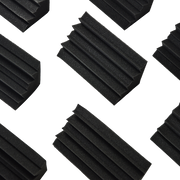 20pcs Studio Acoustic Foam Corner Bass Trap Sound Absorption Treatment Proofing V63-833271