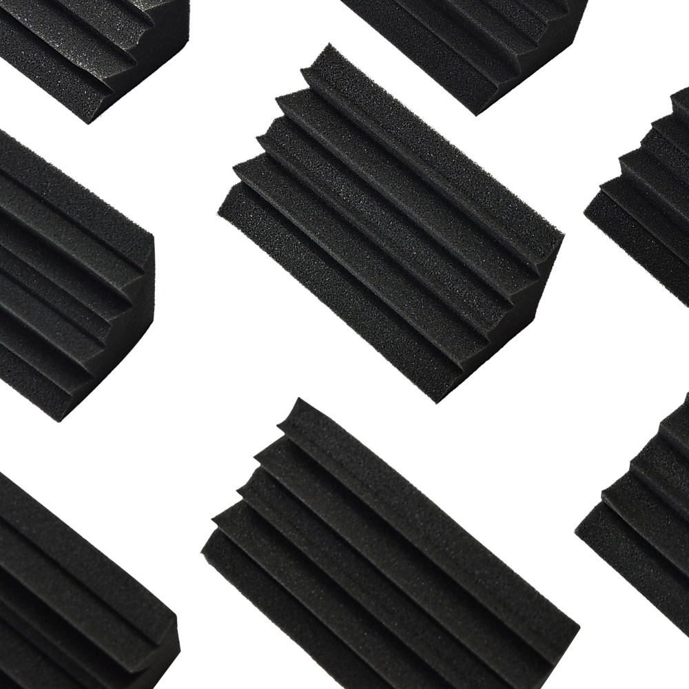 20pcs Studio Acoustic Foam Corner Bass Trap Sound Absorption Treatment Proofing V63-833271