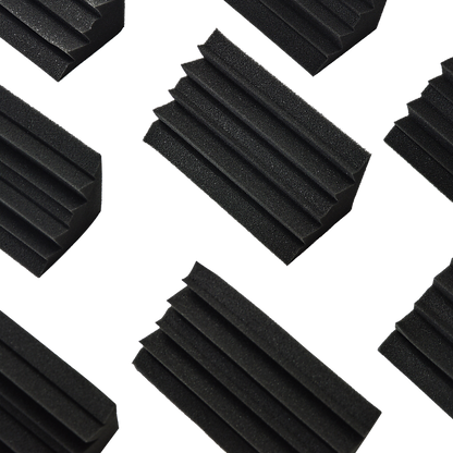 20pcs Studio Acoustic Foam Corner Bass Trap Sound Absorption Treatment Proofing V63-833271