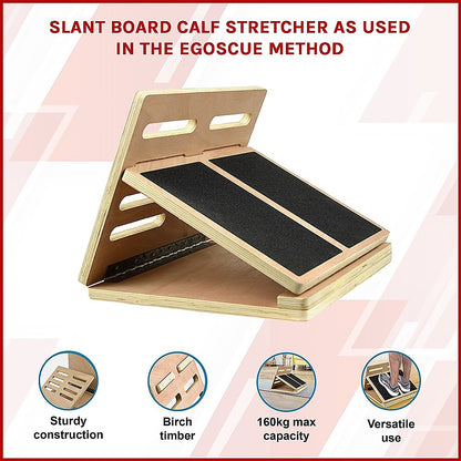 Slant Board Calf Stretcher Incline Stretch as Used in Egoscue Method V63-833291