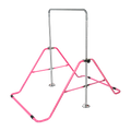 Kids Gymnastics Bars Training Horizontal Bar Monkey Kip Bar Pink V63-833321