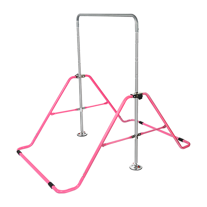 Kids Gymnastics Bars Training Horizontal Bar Monkey Kip Bar Pink V63-833321