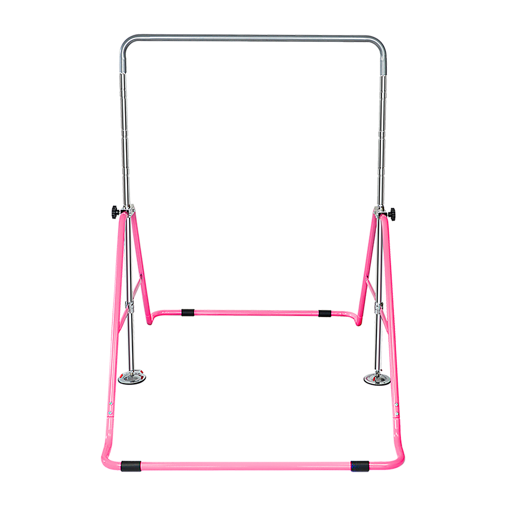 Kids Gymnastics Bars Training Horizontal Bar Monkey Kip Bar Pink V63-833321