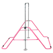 Kids Gymnastics Bars Training Horizontal Bar Monkey Kip Bar Pink V63-833321