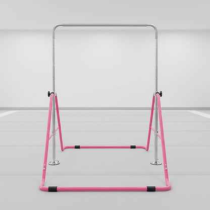 Kids Gymnastics Bars Training Horizontal Bar Monkey Kip Bar Pink V63-833321