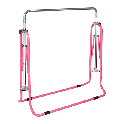 Kids Gymnastics Bars Training Horizontal Bar Monkey Kip Bar Pink V63-833321