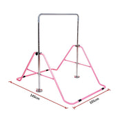 Kids Gymnastics Bars Training Horizontal Bar Monkey Kip Bar Pink V63-833321